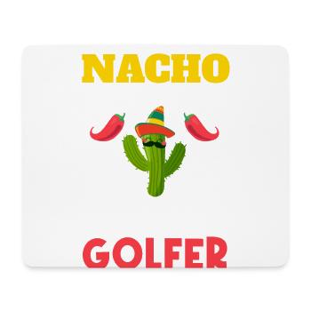 Cinco de Mayo Nacho Average Disc Golfer Mexikanisc - Tapis de souris (format paysage) - blanc - Devant
