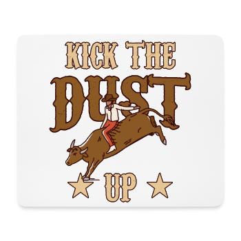 Bull Riding - Mouse Pad (horizontal) - white - Front