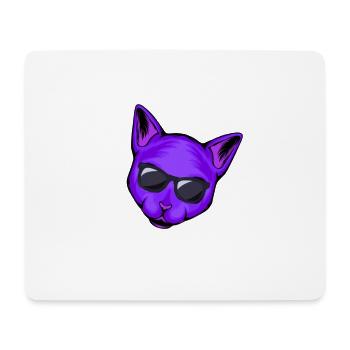 Beste lila Katzenmama - Mousepad (Querformat) - Weiß - Vorne