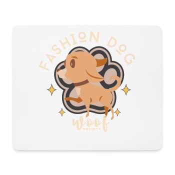 Goat Fashion Dog Woof - Mouse Pad (horizontal) - white - Front