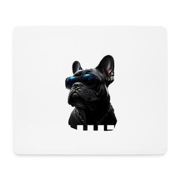 Meilleur Papa Chien Au Monde - Tapis de souris (format paysage) - blanc - Devant
