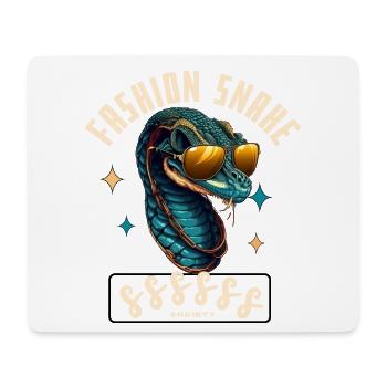 Serpent Glam Couture - Tapis de souris (format paysage) - blanc - Devant