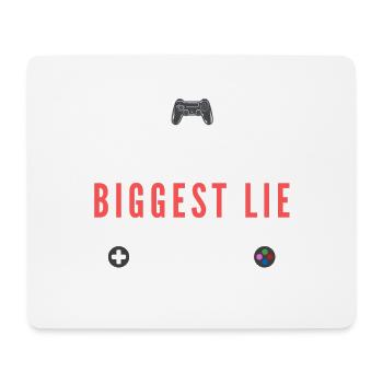 Gamer-Freund Lie Tee - Mousepad (Querformat) - Weiß - Vorne