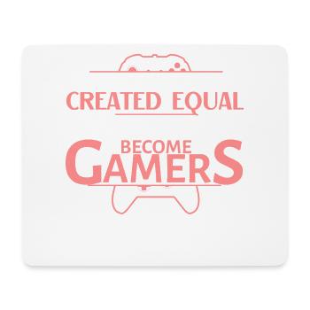 Gamer Queen: Frauen definieren Spiel - Mousepad (Querformat) - Weiß - Vorne