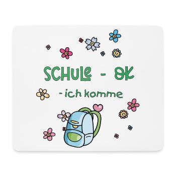 Schule, Einschulung - Mousepad (Querformat) - Weiß - Vorne