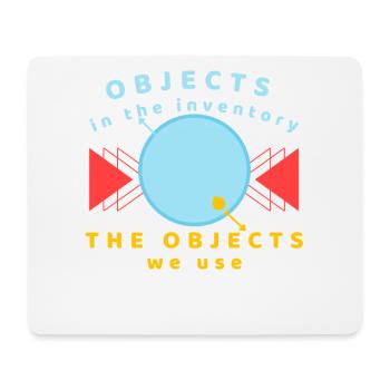 Objects in the Inventory We Use - Mouse Pad (horizontal) - white - Front