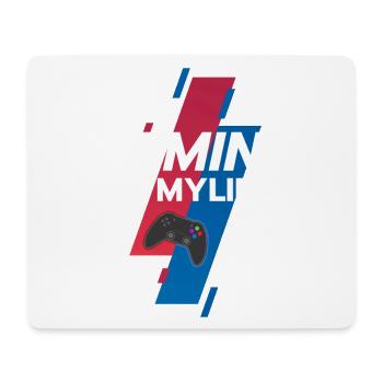 Gaming ist mein Leben - Mousepad (Querformat) - Weiß - Vorne