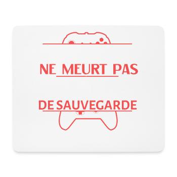 Geek Reboot at Last Savepoint - Mouse Pad (horizontal) - white - Front