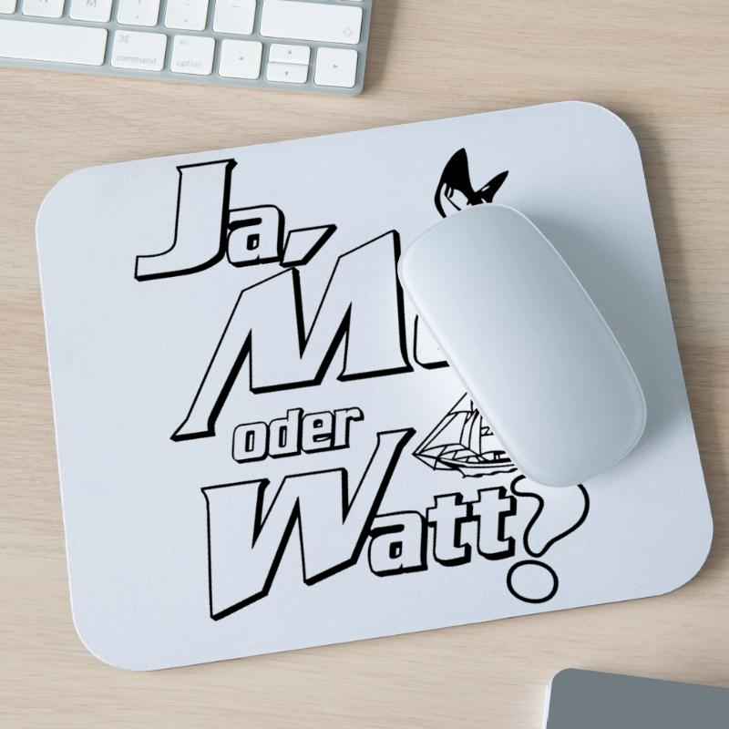 Ja Moin oder Watt? Mousepad (Querformat)