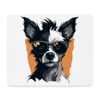 Hunde Chihuahua Design - Mousepad (Querformat) - Weiß - Vorne