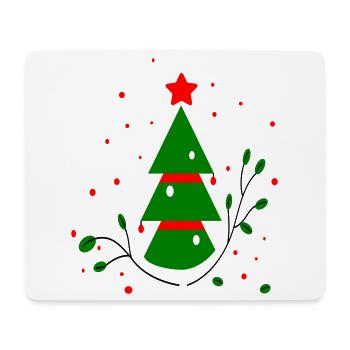 Christmas, Christmas Tree - Mouse Pad (horizontal) - white - Front