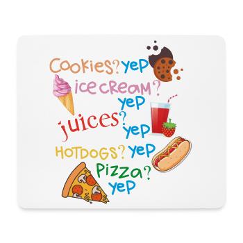 Lustige Sprüche zum Geburtstag - Mousepad (Querformat) - Weiß - Vorne