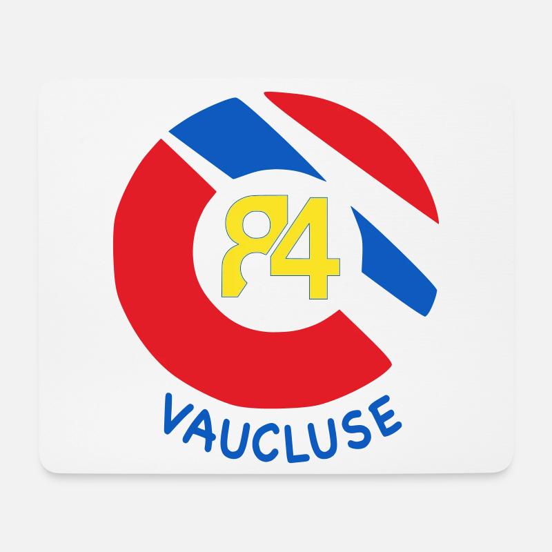 Vaucluse - Tapis de souris (format paysage) - blanc