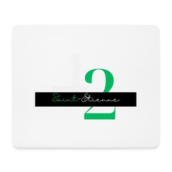 Saint-étienne - cadeau - hollywood - Tapis de souris (format paysage) - blanc - Devant
