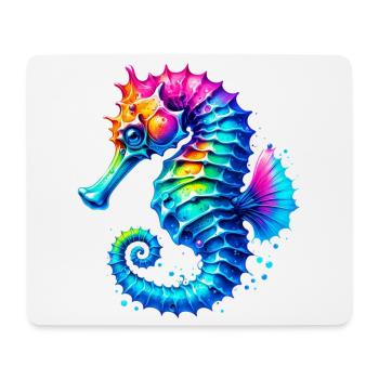 Seahorse - Mouse Pad (horizontal) - white - Front