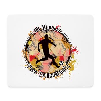 Fußball Leidenschaft München – Urban Soccer - Mousepad (Querformat) - Weiß - Vorne