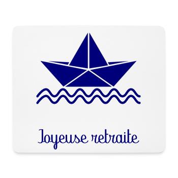 HAPPY RETREAT. RETIREMENT - Mouse Pad (horizontal) - white - Front