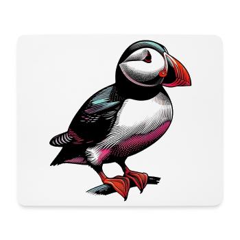 Puffin - Mouse Pad (horizontal) - white - Front
