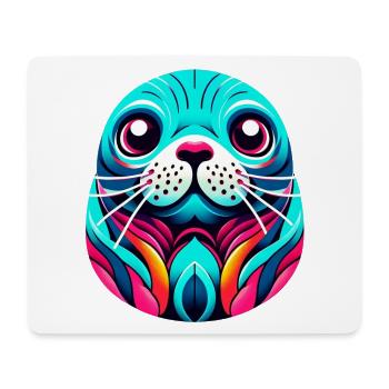 Siegel - Mousepad (Querformat) - Weiß - Vorne