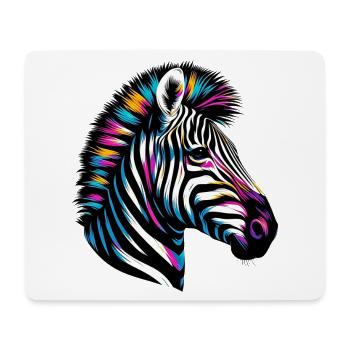 Zebra - Mousepad (Querformat) - Weiß - Vorne