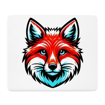 Renard - Tapis de souris (format paysage) - blanc - Devant