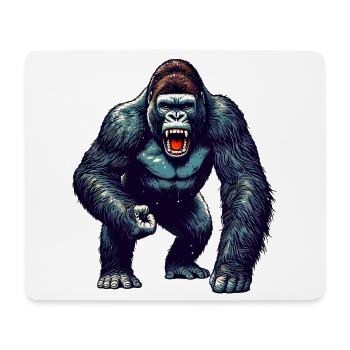 Gorilla - Mousepad (Querformat) - Weiß - Vorne