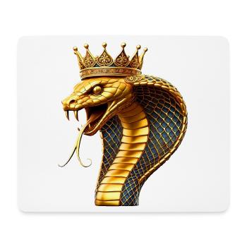 Serpent (03) - Tapis de souris (format paysage) - blanc - Devant