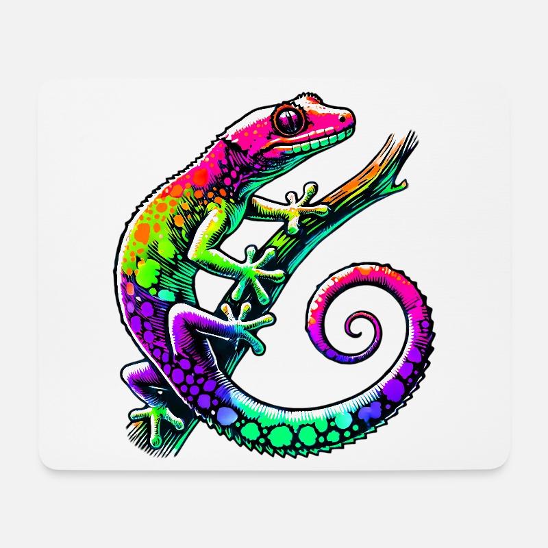 Gecko - Mouse Pad (horizontal) - white