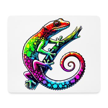 Gecko - Tapis de souris (format paysage) - blanc - Devant