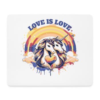 Love is Love - Mouse Pad (horizontal) - white - Front
