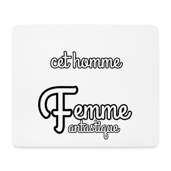 Femme fantastique prise - Tapis de souris (format paysage) - blanc - Devant