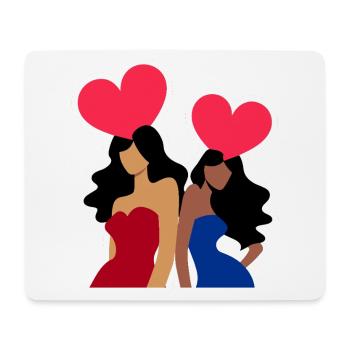 Galentine’s Day 2026 girls - Tapis de souris (format paysage) - blanc - Devant
