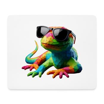 LIZARD cool multicolor - Mousepad (Querformat) - Weiß - Vorne