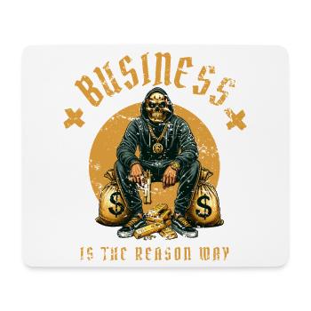 Gangster Leben - Mousepad (Querformat) - Weiß - Vorne