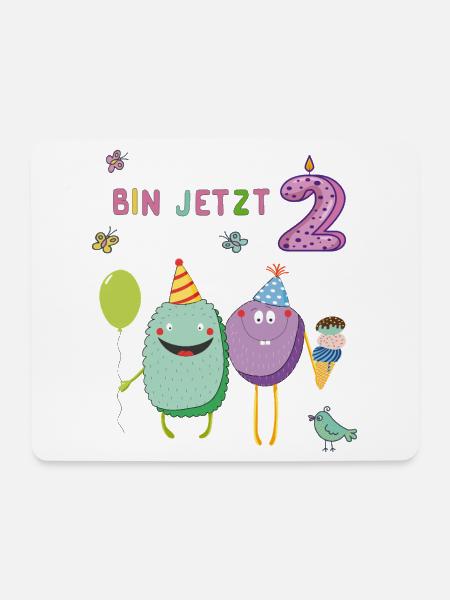 Geburtstagskind - Mousepad (Querformat) - Weiß