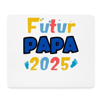 Future Dad 2025 Rainbow - Mouse Pad (horizontal) - white - Front