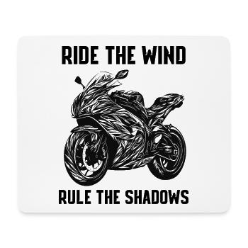Ride the Wind, Rule the Shadows - Mouse Pad (horizontal) - white - Front