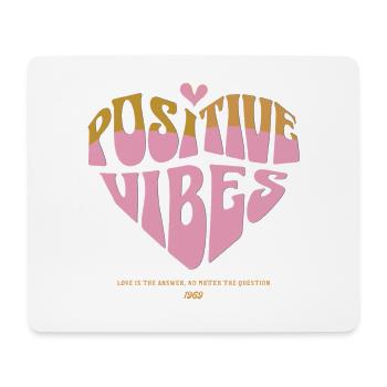 Ondes positives – Bonne énergie - Tapis de souris (format paysage) - blanc - Devant