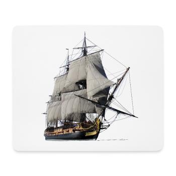 Sailing ship - Mouse Pad (horizontal) - white - Front