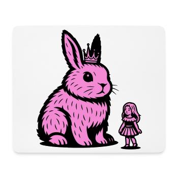 Bunny Princess - Mouse Pad (horizontal) - white - Front