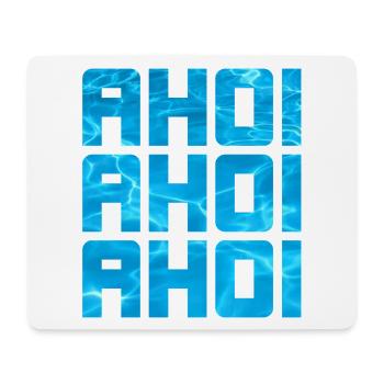 Ahoy, piscine, eau de mer, Maritime, Cool Dictons, Capitaine - Tapis de souris (format paysage) - blanc - Devant