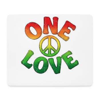 Life Is Better With Reggae Rasta Vibes Culture - Mousepad (Querformat) - Weiß - Vorne