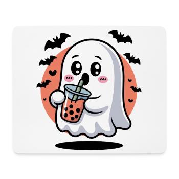 Sweet Ghost Coffee Enjoyment Design - Mouse Pad (horizontal) - white - Front
