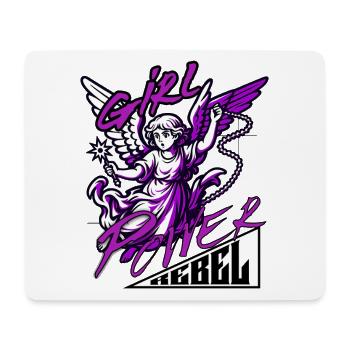Angelic Rebel - Mouse Pad (horizontal) - white - Front