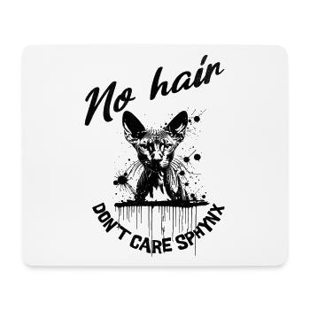 Sphynx Cat No Hair Ist mir egal - Mousepad (Querformat) - Weiß - Vorne