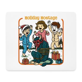 Urlaubsgeisel - Mousepad (Querformat) - Weiß - Vorne