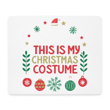 Noël Inflation Costume Noël - Tapis de souris (format paysage) - blanc - Devant