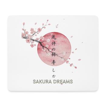 Sakura Dreams Mondzauber - Mousepad (Querformat) - Weiß - Vorne