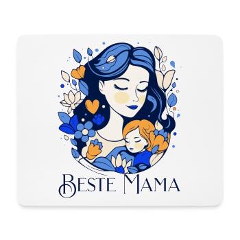 Beste Mama - Mousepad (Querformat) - Weiß - Vorne