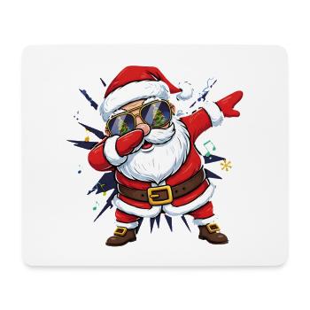 Cool Dabbing Santa Claus Street Art - Mouse Pad (horizontal) - white - Front